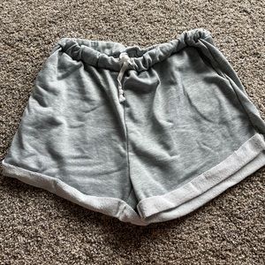 sweat shorts from shein. size large